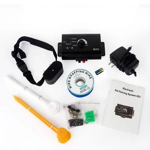 984 Wire Electric Dog Fence 1 Waterproof Collar Dog Fence Containment System - Picture 1 of 8