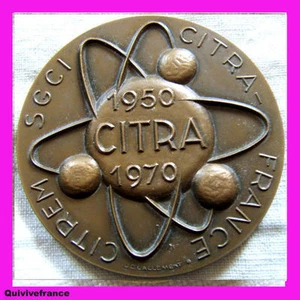 MED1904 - MEDAILLE CITREM SGCI CITRA FRANCE 1950-1970 par LALLEMENT - Picture 1 of 2