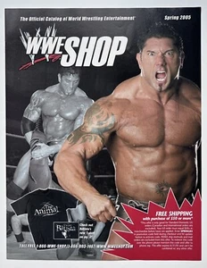 Catálogo de mercancías de la tienda BATISTA WWE primavera 2005 revista de lucha libre wwe - Imagen 1 de 4