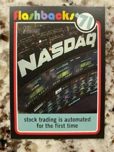 2020 TOPPS HERITAGE NEWS FLASHBACKS CARD NASDAQ IS FOUNDED #NF-5 - Picture 1 of 1