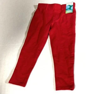 Red Jeggings 365 Kids Garanimals Knit Leggings Size 4 Girls NWT - Picture 1 of 10