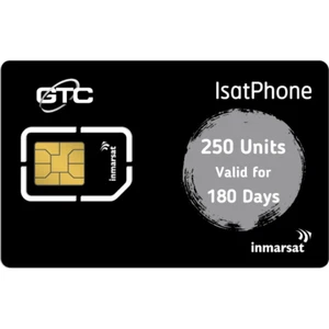 Teléfono satelital Inmarsat IsatPhone 2 y Pro tiempo de aire con tarjeta SIM y 250 unidades - Imagen 1 de 3