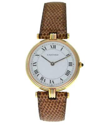 Cartier Paris Trinity Vendome 31 gramos oro 18 quilates rosa blanco amarillo 30 mm damas Foto 1 de 4