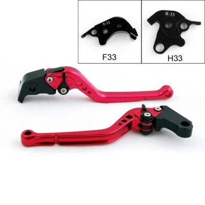 Long Brake Clutch Levers For Honda CB1000R 08-14 CBR1000RR/FIREBLADE 04~07 Red Foto 1 de 4