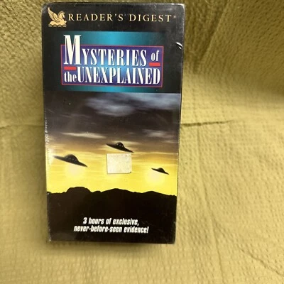 Readers Digest Mysteries Of The Unexplained VHS 3 Box Set All Tapes New Sealed - Image 1 of 4