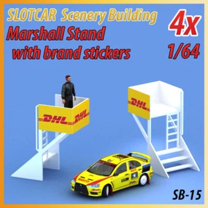 Slotcar Paisaje Edificio Mariscal Soporte Escala 1:64 Afx, Tyco - Imagen 1 de 7