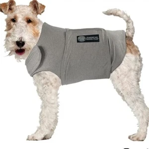 Abrigo Calmante para Perros American Kennel Club Anti Ansiedad y Alivio del Estrés Gris L - Imagen 1 de 5