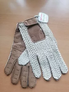GUANTI VICTORIA Le Mans Autofahrer Driver Handschuhe Leder Retro Vintage Gr. 8.5 - Bild 1 von 7