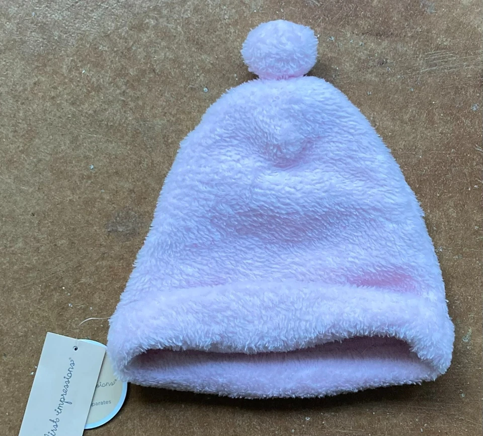 Nueva gorra polar First Impressions bebé niña, brote rosa, 6-12 meses Foto 1 de 1