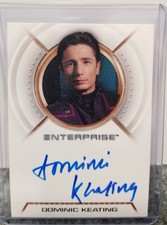 Dominic Keating as Malcolm Reed Star Trek Enterprise Autograph Card Auto A1