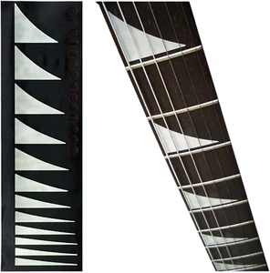 Fretboard Markers Inlay Stickers Decals for Guitars & Bass - Shark-Fin Jackson - Picture 1 of 11