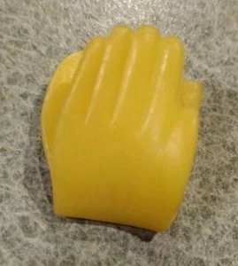1960's-70's Auth/Orig Marx Johnny West General Custer Gauntlets Gloves Yellow - Picture 1 of 3