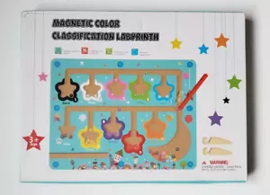 Magnetic Color and Classification Maze Educational Toy for Kids - Picture 1 of 3