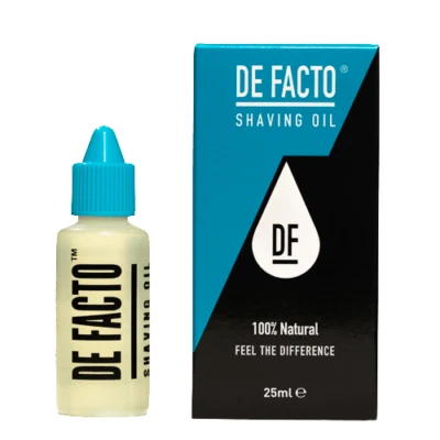 DE FACTO HERREN Rasieröl 25ML Traubenkern Sesam Lavendelöl Methol 100% natürlich