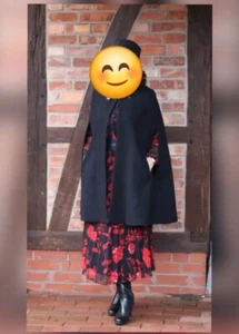 Zara Cape Poncho Manteco Gr.M , 3 Mal Getragen - Bild 1 von 7