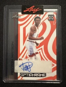 Pallacanestro 2023 Leaf Optichrome PEYTON WATSON firmata 1/1 prova pre-produzione - Foto 1 di 2