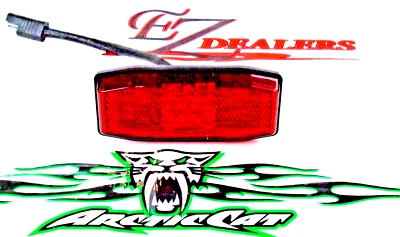 Arctic Cat Snowmobile Taillight 0609-934 Z120 00-13 Kitty Cat 1989-99 FREE SHIP - Image 1 of 4