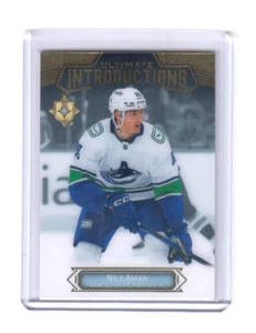 22/23 UD Ultimate Vancouver Canucks Nils Aman Ultimate Introductions RC #UI-89 - Bild 1 von 2