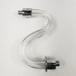 Vintage 5 Arm Chandelier Lamp Ribbed Replacement Part S Arm #3 - 5" - Picture 1 of 5