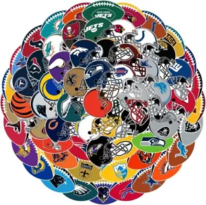 NFL Decals/Stickers, Helmet, and Football, Sets of 2, Select Your Team - Picture 1 of 38