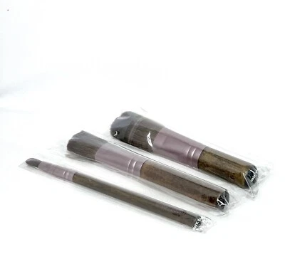 JUEGO DE 3 CEPILLOS DE ESTUDIO Sheer Cover Corrector Bronceador y Base NUEVO Foto 1 de 3