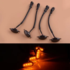 4X Fit For Ram 2500 2019-2021 Front Grille LED Amber Light Cover vt - Picture 1 of 8