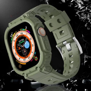 Robustes Armband + Gehäuse für Apple Watch Series Ultra 8 7 6 5 SE 42/44/45/49mm - Bild 1 von 15