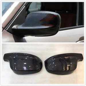 Carbon Fiber Door Side Mirror Cover For BMW X Series X1 E84 X3 F25 2010-2013 New - Picture 1 of 8