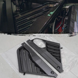 Carbon Fiber Engine Bay Panel Cover Factory Style For 2020-2024 Corvette C8 Pair - Picture 1 of 15