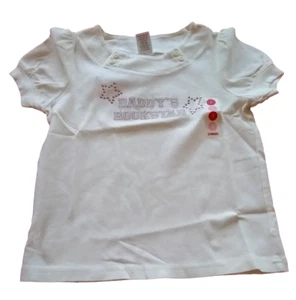 Gymboree Schulmädchen Rock DADDY'S ROCKSTAR T-Shirt Top Größe 7 - Bild 1 von 6