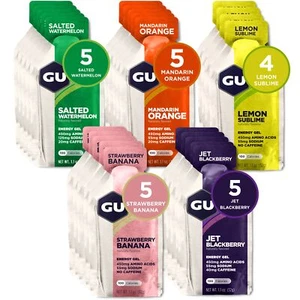 GU Energy Gel Multicolor Variety Pack 24 Count Vegan Gluten Free Sports Nutri... - Picture 1 of 5