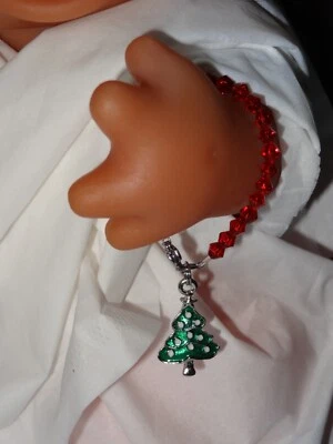 ¡LEER POR FAVOR! Nuevo Brazalete Navidad Cuentas Vidrio Rojo para Muñeca Troll 604 DAM 1977 Foto 1 de 3