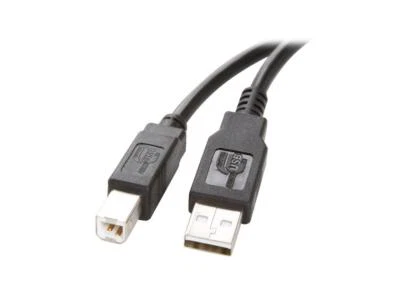Rosewill RCW-102RT - 15-Foot USB 2.0 A Male to B Male Cable, Black - Image 1 of 3