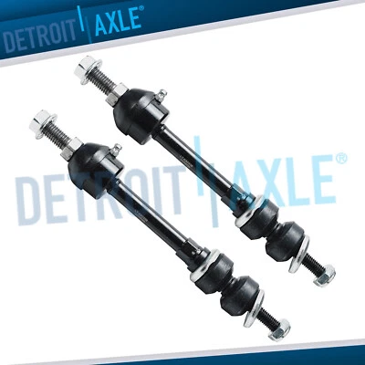 Pair (2) Front Straight Shaped Sway Bars for 2005 2006 2007 2008 Ford F-150 4WD - Image 1 of 4