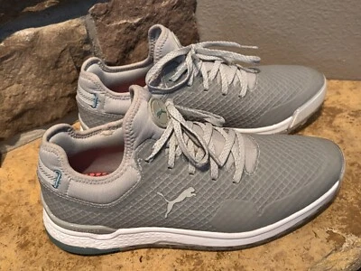 Zapatos de golf Puma ProAdapt AlphaCat para mujer talla 9 376157-03 Puma plateados sin clavos Foto 1 de 4