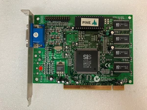 ~ Pine SIS 6326 8MB AGP Graphics Card PT-5968-78 PCI VGA - Picture 1 of 4