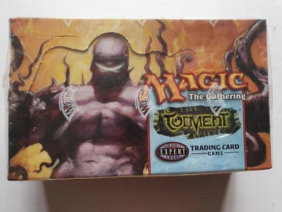 MTG CCG TORMENT FACTORY SEALED BOOSTER BOX x 36 ENGLISH BLUE CHIP INV. ZS - Image 1 of 4