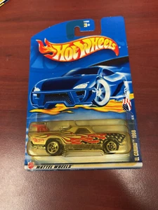 Hot Wheels '68 El Camino #082 White w/Red Flames Blue Stars A27 - Picture 1 of 2