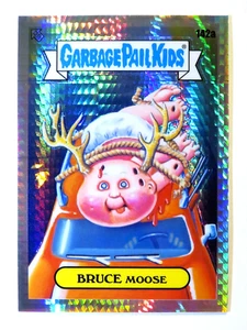 2021 Topps Garbage Pail Kids Chrome Bruce Moose Prism Refractor Card 157/199 - Picture 1 of 2