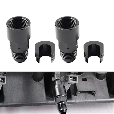 Stecker auf 5/16" Schnellkupplungs-EFI-Kraftstoffverteileradapter 6AN für GM LS - Image 1 of 4