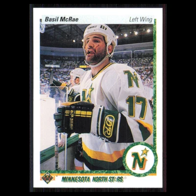 Basil McRae #30 1990 Upper Deck Minnesota North Stars Hockey Card NHL NM - Image 1 of 3