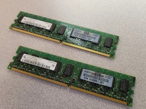 HP 4GB (2x2GB) DDR2-800 ECC Registered Server RAM – 444909-061 HYS72T256020EU - Picture 1 of 5