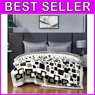 Korean Style Mink Blanket 59"x79" - Soft and Warm Sofa Throw - Image 1 of 4