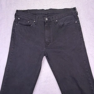 Levi's 527 Jeans Herren 36x34 Schwarz Bootcut Dark Wash Denim Stretch Cowboy Rodeo - Bild 1 von 7