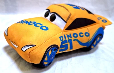 Ty Sparkles Disney Pixar Cars Plush Yellow Dinoco 51 NICE! - Image 1 of 4