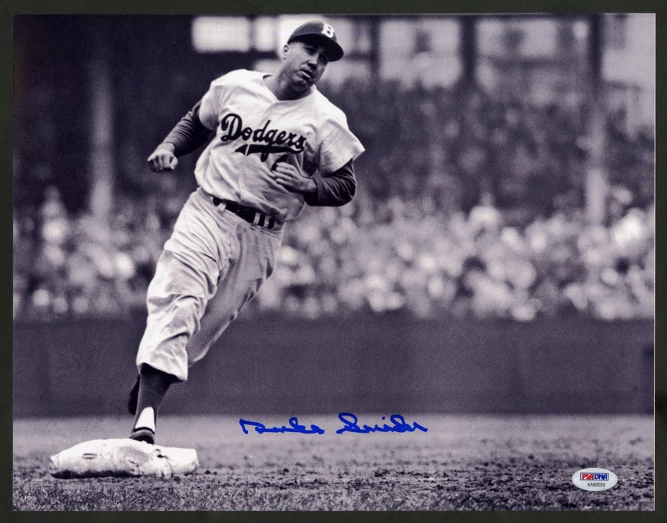Duke Snider SIGNED 11x14 Photo BROOKLYN LA DODGERS PSA AUTOGRAPHED HOF Homerun - Image 1 of 1