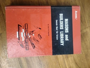 Audel Masons and Builders Library Concrete Block Tile Terrazzo Vtg Book 1st Ed. - Picture 1 of 4