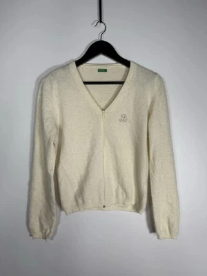 UNITED COLORS OF BENETTON Cardigan - Medium - Cream - Great Condition - Women’s - Image 1 of 4