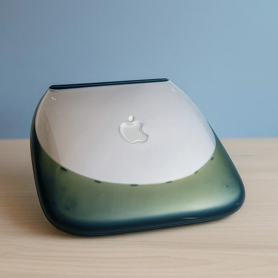 Apple iBook G3 Clamshell M2453 Grün Mac OS 9.1 Notebook Computer Vintage - Bild 1 von 4