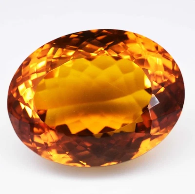 153.55 Ct Certified Natural Orange Citrine Gorgeous & Vibrant Gem - Image 1 of 4